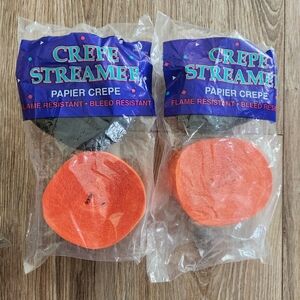 CREPE PAPER ROLLS CREPE STREAMER DENNECREPE 4 ROLLS 2 PACKAGES